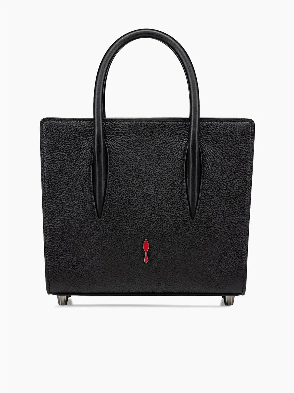 New Black Studded Leather Mini Paloma Tote with Removable Strap - Picture 11 of 12